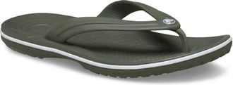 Crocs Crocband Flip Sandalen - Unisex | oliv