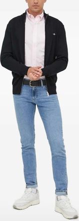 GANT Cardigan con zip - Nero