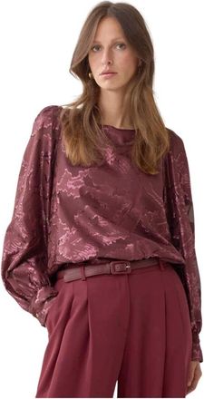 Summum Dames, Blouses & Shirts, Rood, Maat: M Poliester