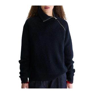 Bellerose Truien & Vesten, Dames, Blauw, S, Wol, Dorry Ronde Hals Trui