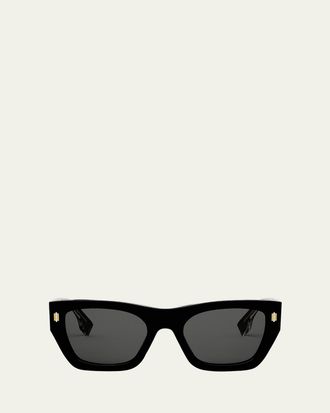 Fendi Roma Square Acetate Sunglasses