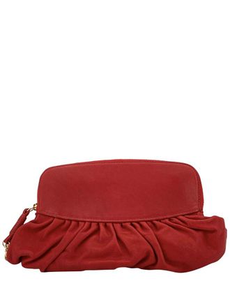 Dior Red Leather Gipsy Clutch (Authentic Pre-Loved)