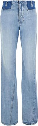 Maison Margiela Jeans, Dames, Blauw, S, Jeans
