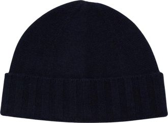 Brooks Brothers Cashmere Muts - Heren - Hoeden - Blauw - ONE Size - Kasjmier - Accessoires