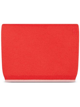 Rosetta Getty x Violet Getty knitted hat - unisex - Cotton/Wool - One Size - Red