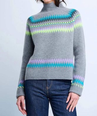 Lisa Todd Womens Fireside Sweater In Fog