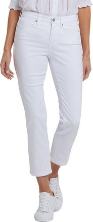 NYDJ Sheri Optic White Ankle Crop Jean