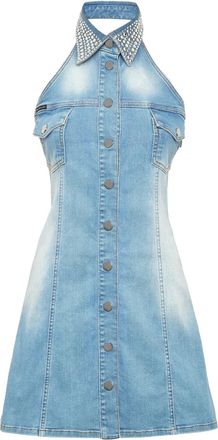 Philipp Plein Abito corto denim - Blu