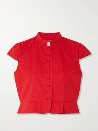 D'Estr&euml;e Paris Blusa In Cotone Amoako - Rosso