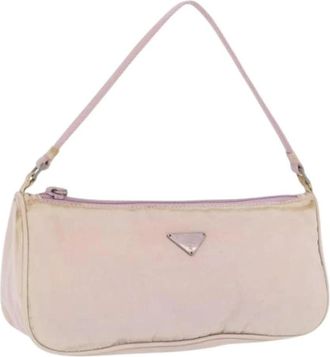 Prada Pre-owned Vintage Accessoiretas - Dames - Vintage Schoudertas - Roze - ONE Size - Nylon - Vintage