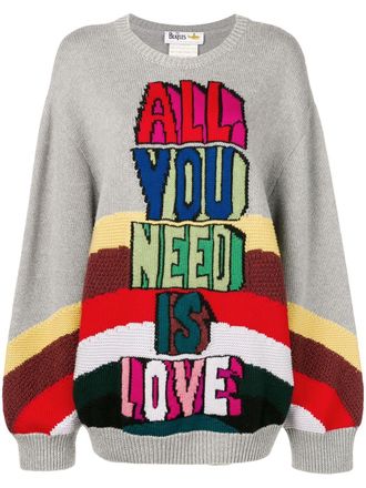 Stella McCartney All you need is Love trui - Grijs