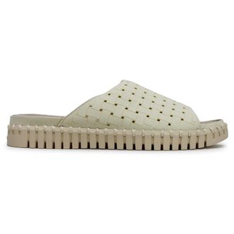 Ilse Jacobsen Tulip 1076 Textile Womens Comfort Sandals - Milk Creme - Size:UK 5