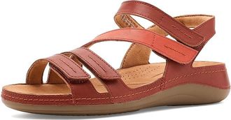 Clarks Cecily Mix Womens Sandals Burnt Orange Combi Leather : 5.5 B - Medium