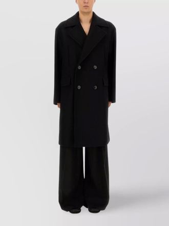 Dries Van Noten double breasted long coat pockets