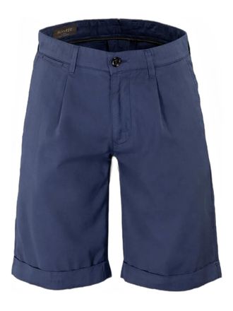 Moorer Geplooide shorts - Blauw