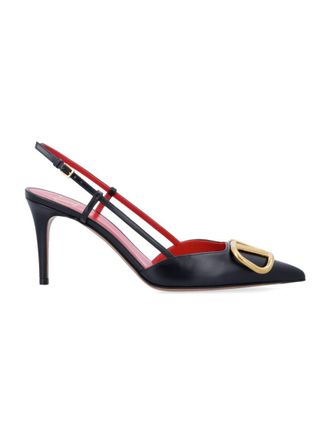 Valentino Garavani Black Slingback Heels
