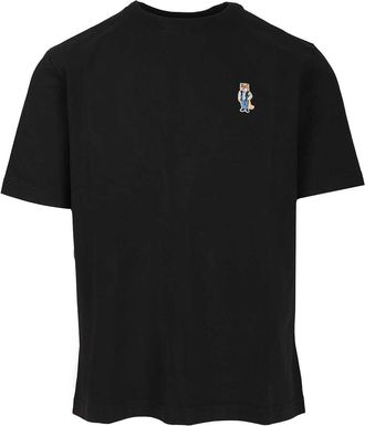 Maison Kitsuné T-shirt With Dressed Fox Embroidery