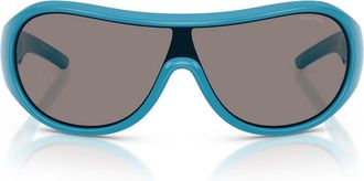 Miu Miu Sunglasses Mub14 Su 26 N80 Q Blue/Dark Gray Women