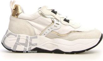 Voile Blanche Trekking-Inspired White Sneakers With Technical Fabric