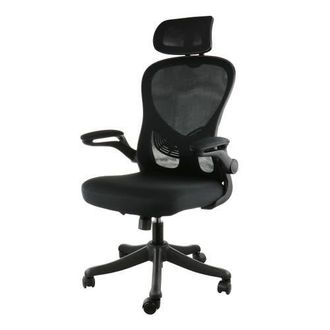 Elama High Back Adjustable Office Chair in Black at Nordstrom