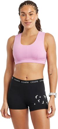 Oiselle Womens Flyout Bra Pink 10