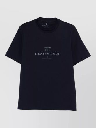Brunello Cucinelli cotton t-shirt logo design
