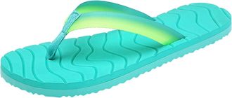 Generic 2026 Flip Flops Women Womens Summer Non Slip Home Bathroom On Flat Beach Open Toe Breathable Sandals Shoes (Green, 5.5)