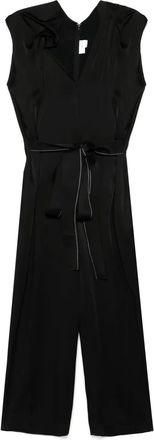 Victoria Beckham Tuta intera drappeggiata - Nero