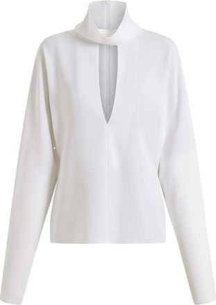 16Arlington Olamo crêpe top - White