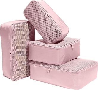AwAy The Insider Set of 4 Assorted Packing Cubes in Pink at Nordstrom