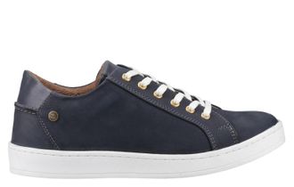 Cotswold Radcot Womens Leather Trainers - Navy - Size UK 5