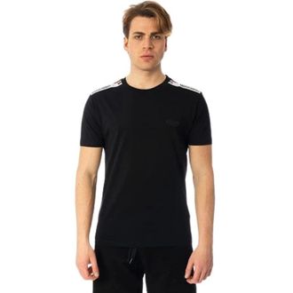 Moschino Tops, Heren, Zwart, L, Katoen, V1A0781 T-Shirt