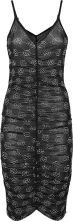 Philipp Plein Korte Jurk Monogram