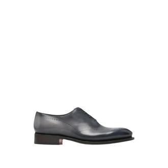 Santoni Schoenen, Heren, Blauw, 41 EU, Leer, Kaj-Vsyz 16
