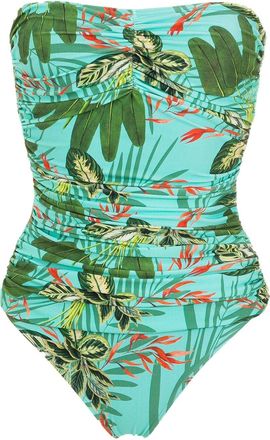 Lygia & Nanny Melissa tropical print swimsuit - women - Spandex/Elastane/Polyamide - 38 - Green