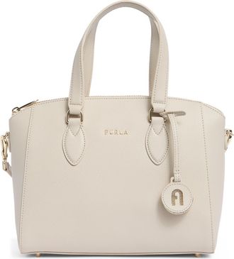 Furla Minerva Leather Satchel in Perla E at Nordstrom Rack