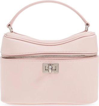 Balenciaga Rodeo Vanity Handbag - Dames - Handtassen - Roze - ONE Size - Leer - Tassen