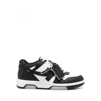 Off-white Schoenen, Heren, Zwart, 43 EU, Zwart/Wit Arrows Motif Sneakers