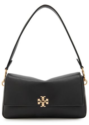 Tory Burch Charlie Small Leather Shoulder bag - Black - One Size