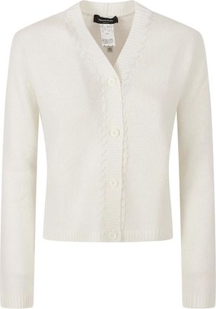 Fabiana Filippi Truien - Dames - Cashmere truien - Wit - 2XS - Kasjmier - Truien & Vesten
