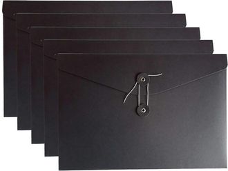 OEM Una Funda Para Documentos Tipo Sobre Con Nudo, Para Papel Tama&ntilde;o Carta A4, Fabricada En Papel Kraft Resistente, No Expandible, Con Abertura Lateral, C
