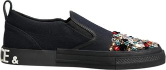 Dolce & Gabbana Schoenen - Heren - Sneakers - Blauw - 44 EU - Schoenen