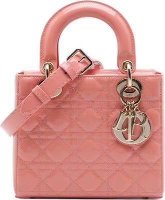 Dior Pre-owned Dior Small Patent Cannage Lady Satchel Ladies XTHZGHOE6SZDH4FG