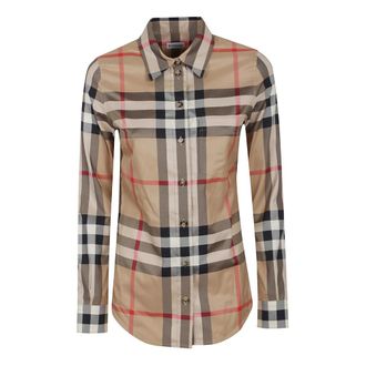 Burberry Dames, Blouses & Shirts, Veelkleurig, Maat: XS Katoen