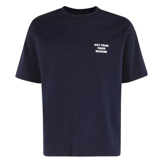 Dr&ocirc;le de Monsieur Hombre, Camisetas, Azul, Talla: XL