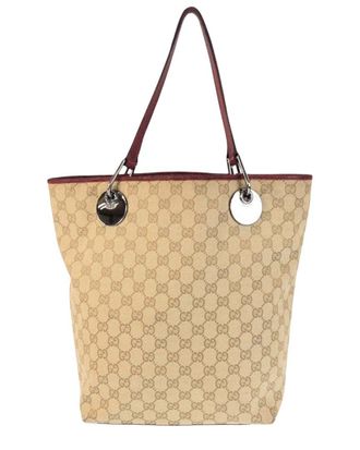 Gucci Beige Gg Canvas Tote (Authentic Pre-Loved)