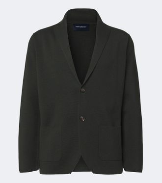 Thom Sweeney Knitted wool blazer