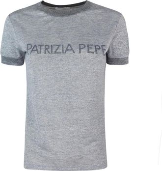 Patrizia Pepe Dames, Tops, Grijs, Maat: M Viscose