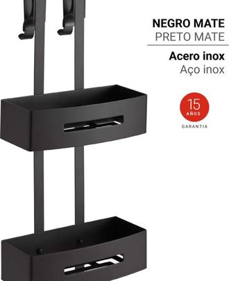 Gedy Gedy 24151400901 Nerva Esponjera Negro Mate - Ref: 24151400901