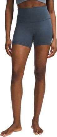 lululemon (WMNS) LULULEMON Align High-Rise Short 4 Iron Blue LW7CJQS-664484469